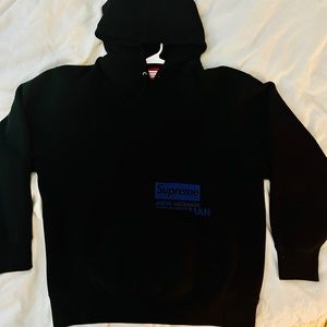 Supreme x Junya Watanabe x Comme Des Garçon Man Black hoodie